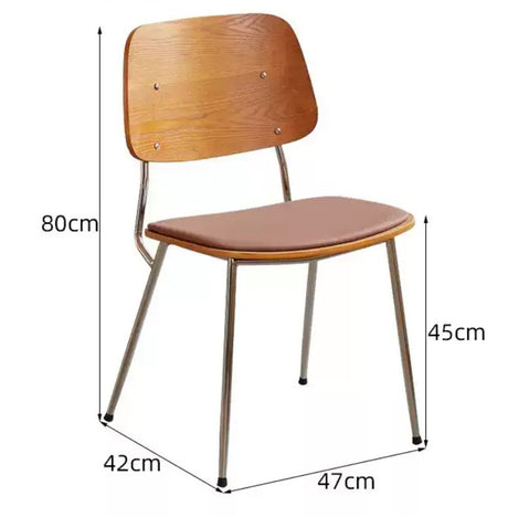 Dining Side Chair with Upholstered Seat | AVEN