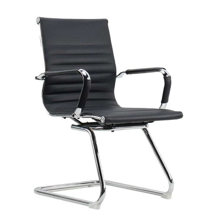 eam aluminum cantilevered office chair