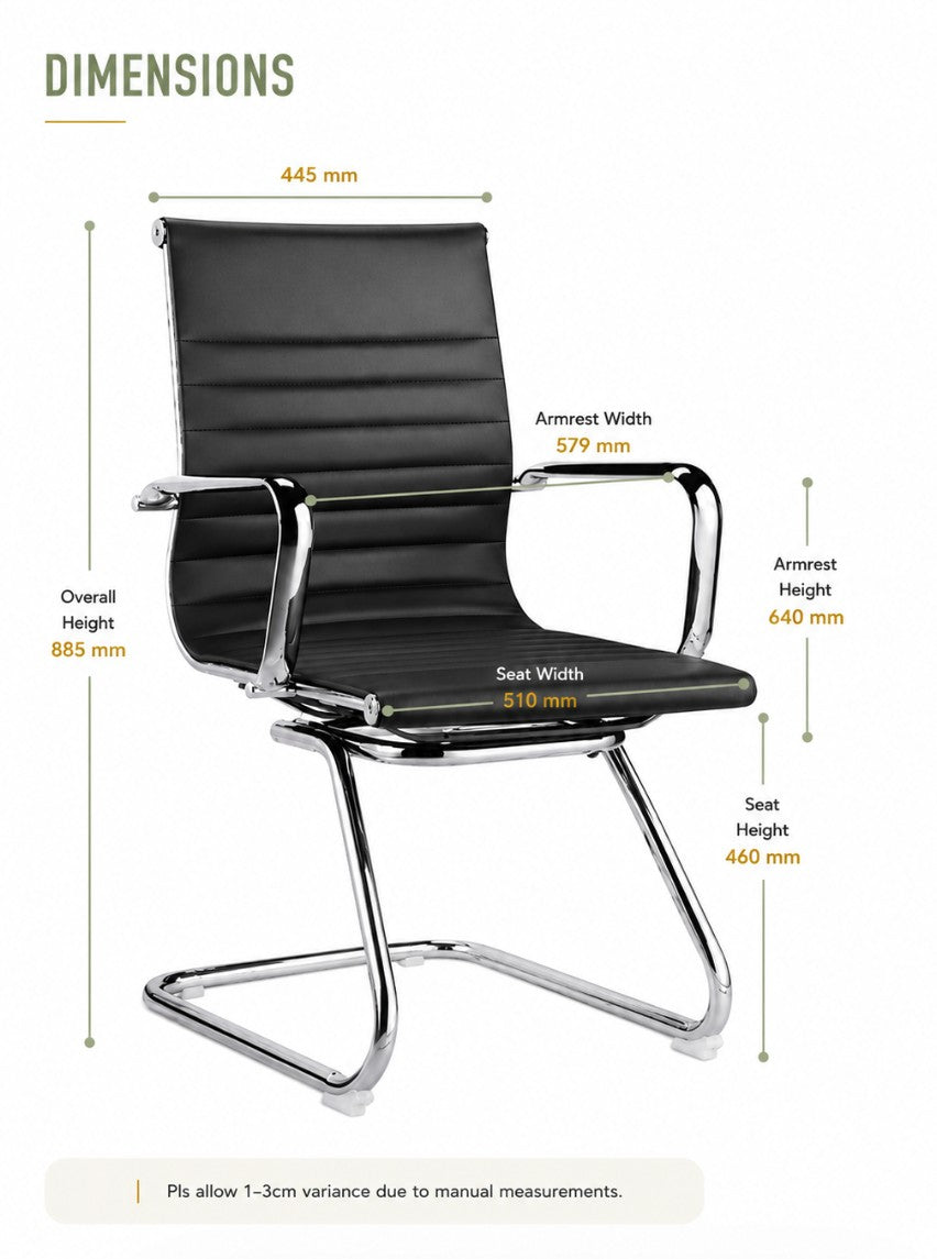 Aluminum Cantilevered Midback Office Chair | AERON