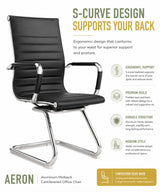 AERON aluminum cantilevered office chair