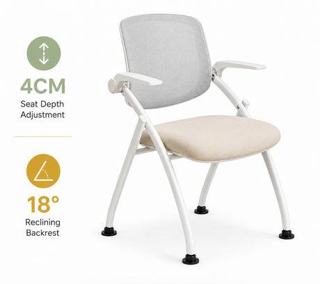 Training Armchair with Glides + Foldable Armrests + Tiltable Backrest | LIAM