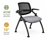 Training Armchair with Glides + Foldable Armrests + Tiltable Backrest | LIAM