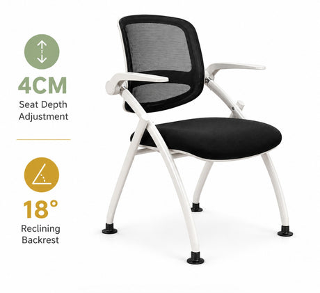 Training Armchair with Glides + Foldable Armrests + Tiltable Backrest | LIAM