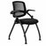 affordable training arm chair with glides foldale armrest and tiltable backrest
