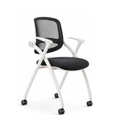 emmet affordable training chair with fixed armrest