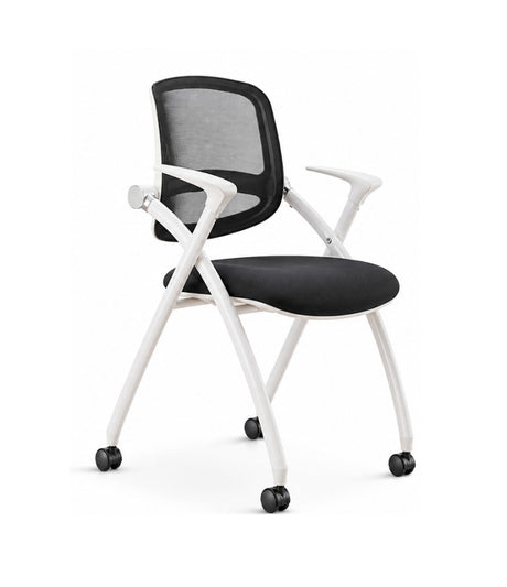 emmet affordable training chair with fixed armrest