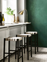 Bar Stool with Woven Seat | TONI