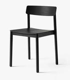 affordable black solid wood dining chair