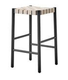 Bar Stool with Woven Seat | TONI