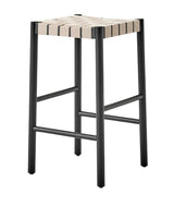 Bar Stool with Woven Seat | TONI