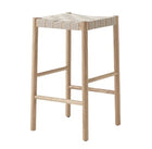 Bar Stool with Woven Seat | TONI