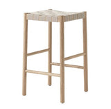 Bar Stool with Woven Seat | TONI