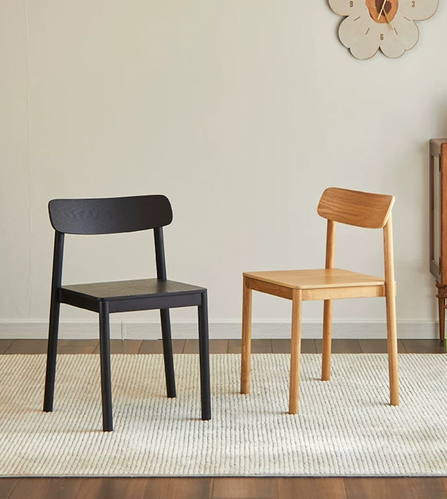 affordable solid wood dining chair