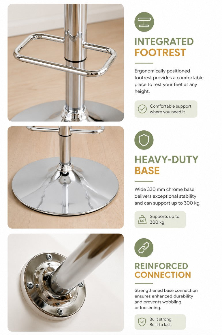 Height Adjustable Bar Stool | ROHAN