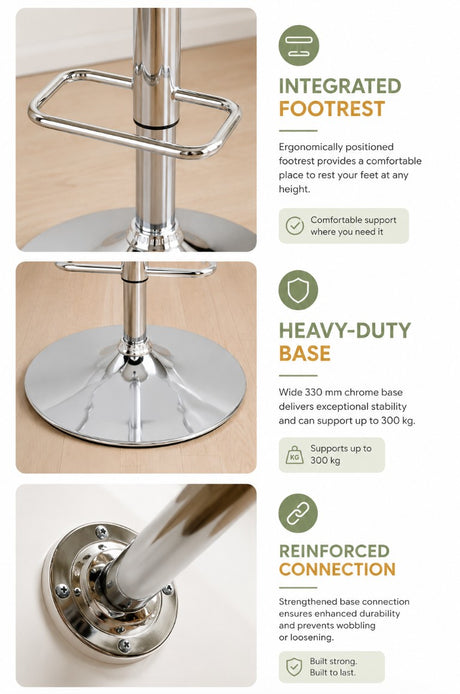 Height Adjustable Bar Stool | ROHAN