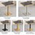 Black Aurelia Sintered Stainless Steel Edge x Gala Dining Table