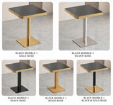 Black Aurelia Sintered Stainless Steel Edge x Gala Dining Table