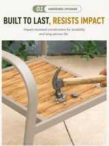 Outdoor Dining Side Chair | KEVIN