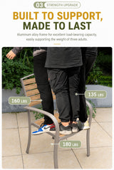 Outdoor Dining Side Chair | KEVIN