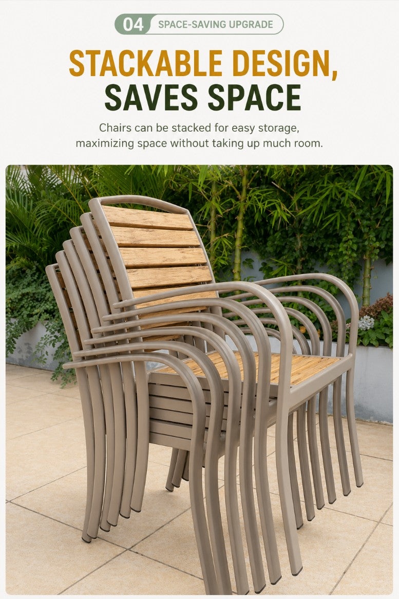 Outdoor Dining Side Chair | KEVIN