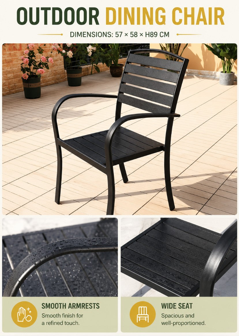 Outdoor Dining Arm Chair | ERIC