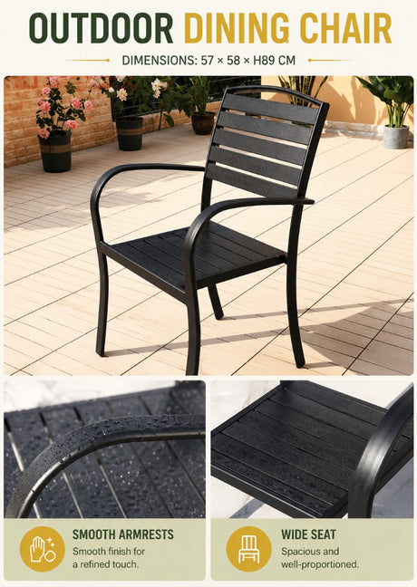 Outdoor Dining Arm Chair | ERIC