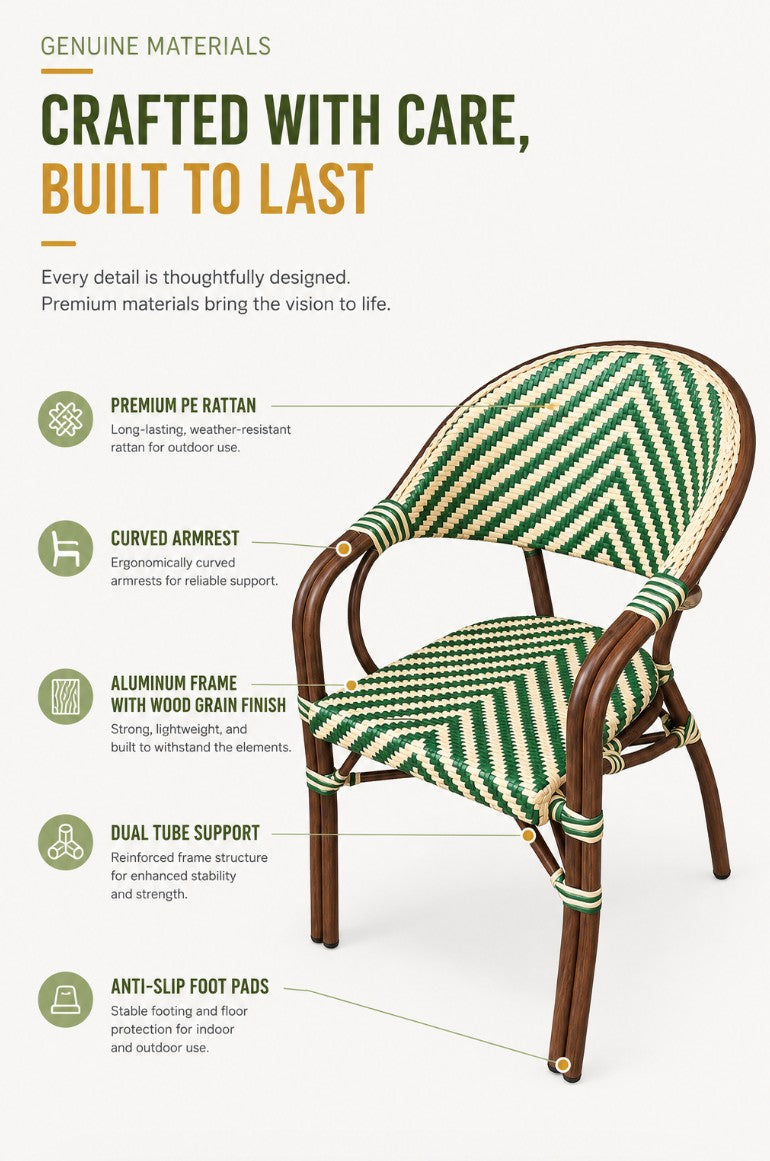 Outdoor Dining Side Chair | CHARLOTTE
