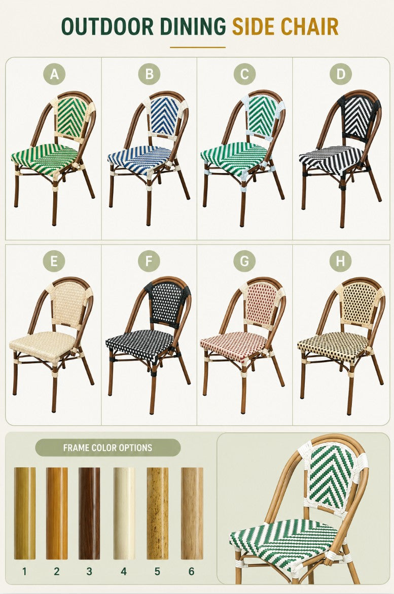 Outdoor Dining Side Chair | CHARLOTTE