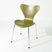 Modern olive wood dining chair with chrome legs, stylish home or office seating