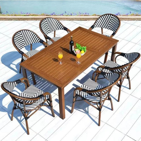 Luca Charlotte Outdoor Dining Arm Chair 