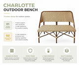 Outdoor Bench | CHARLOTTE