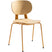 fin stackable dining chair for restaurants in yellow