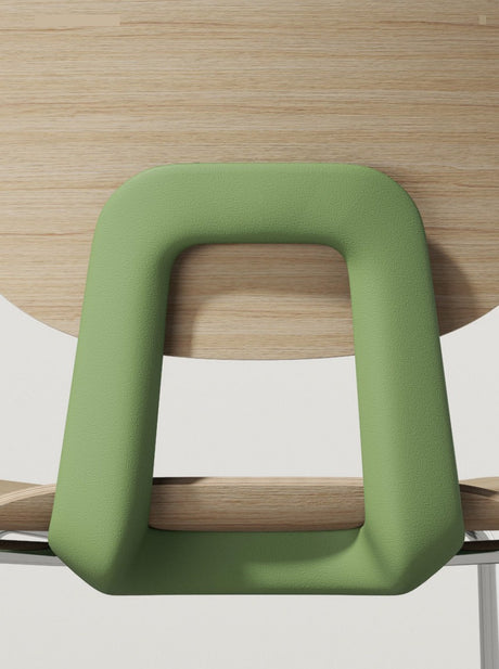 Dining Arm Chair with Sled Base Frame | FIN