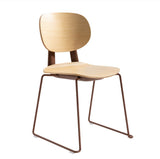 Stackable Dining Chair with Sled Base Frame | FIN