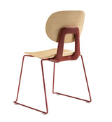 Stackable Dining Chair with Sled Base Frame | FIN