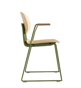 Dining Arm Chair with Sled Base Frame | FIN