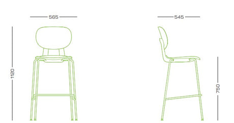 Stackable Bar Chair | FIN