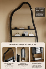 Wavy Floor & Wall Mirror | ANA