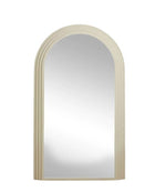 cream white arch full length mirror