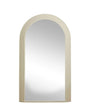 cream white arch full length mirror