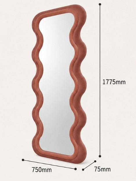 Wavy Full-Length Floor Mirror | OLIVIA