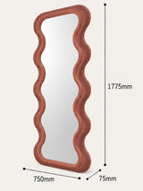 Wavy Full-Length Floor Mirror | OLIVIA