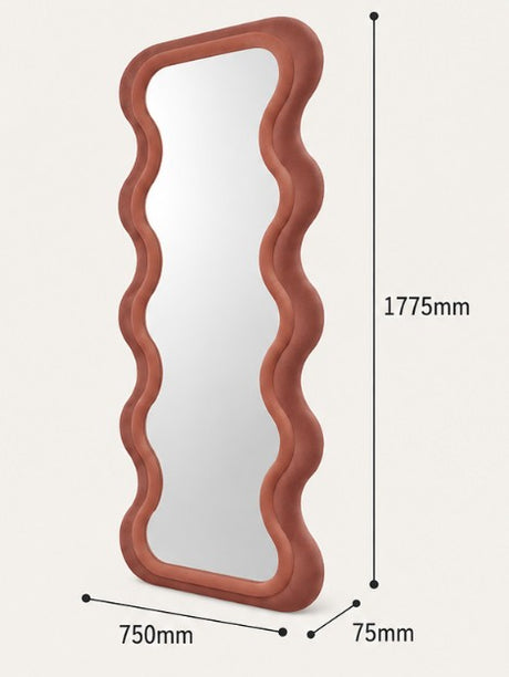 Wavy Full-Length Floor Mirror | OLIVIA