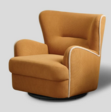 mustard yellow lounge chair
