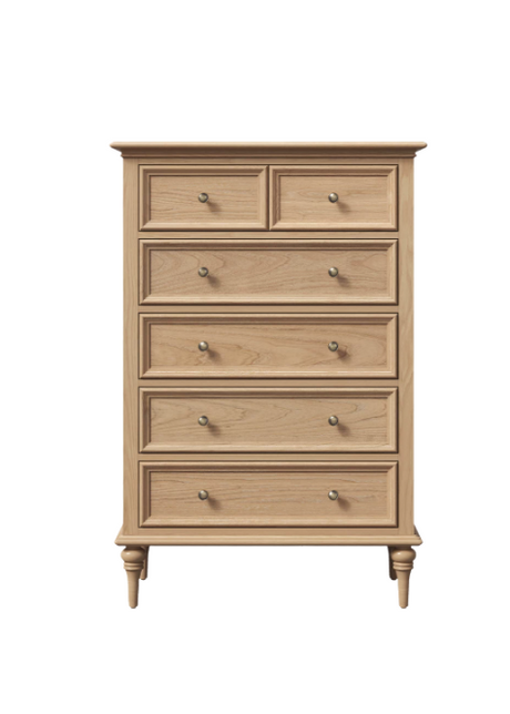 6 Drawer Chest of Drawers in solid wood