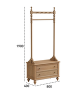 Freestanding Coat Rack with Drawers | FARIHIN