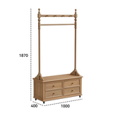 Freestanding Coat Rack with Drawers | FARIHIN
