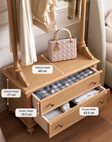 Freestanding Coat Rack with Drawers | FARIHIN