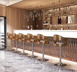 Adjustable Height / Swivel Bar Stool | BRIX - onehappyhome