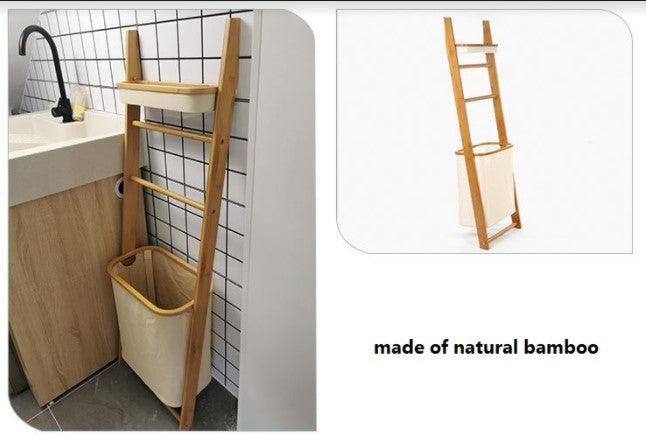 Bathroom Basket Storage Rack and Hamper | RINA - onehappyhome